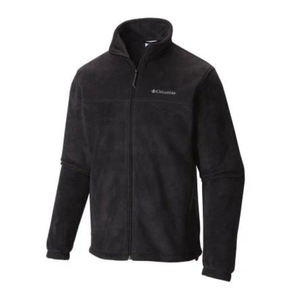 Columbia Black Steens Mountain Full-Zip Fleece 2.0 Jacket for Men Size Large